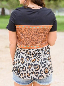 Women's Flower Print T Shirts