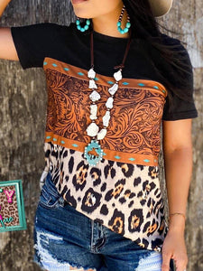 Women's Flower Print T Shirts