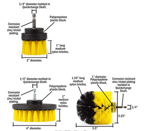 Electric cleaning brush accessories