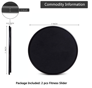 Fitness core sliding discs(2Pcs)