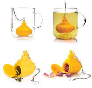 【50% discount for a limited time】Silicone Yellow Submarine Tea Infuser