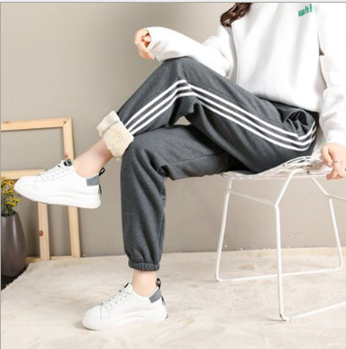 Winter active thick cashmere pants