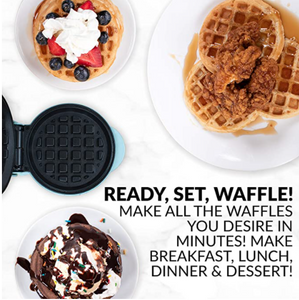 【50% Discount For A Limited Time】Mini waffle maker