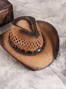 Western Cowboy Sunshade Straw Hat