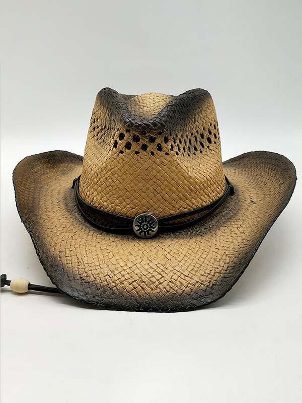 Western Cowboy Sunshade Straw Hat