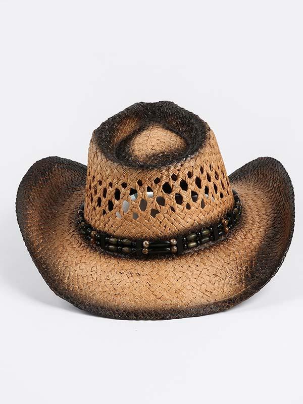 Western Cowboy Sunshade Straw Hat