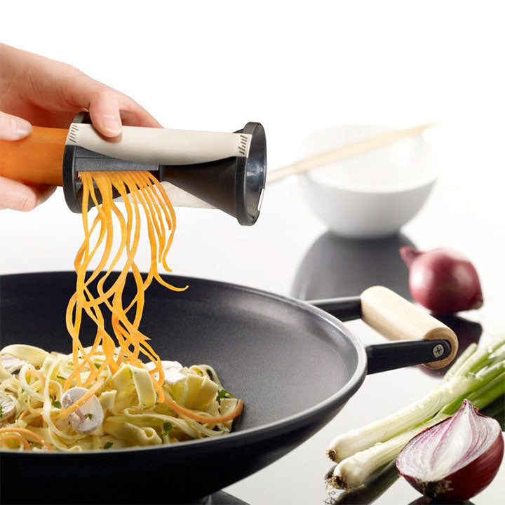 Spirelli Spiral Vegetable Cutter - Create Endless Julienne Strips and Raw Pasta