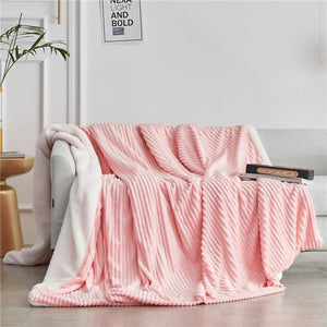 AB Sided Thicken Flannel Blanket41