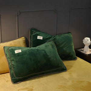 AB Sided Warm Milk Velvet Bedding Set